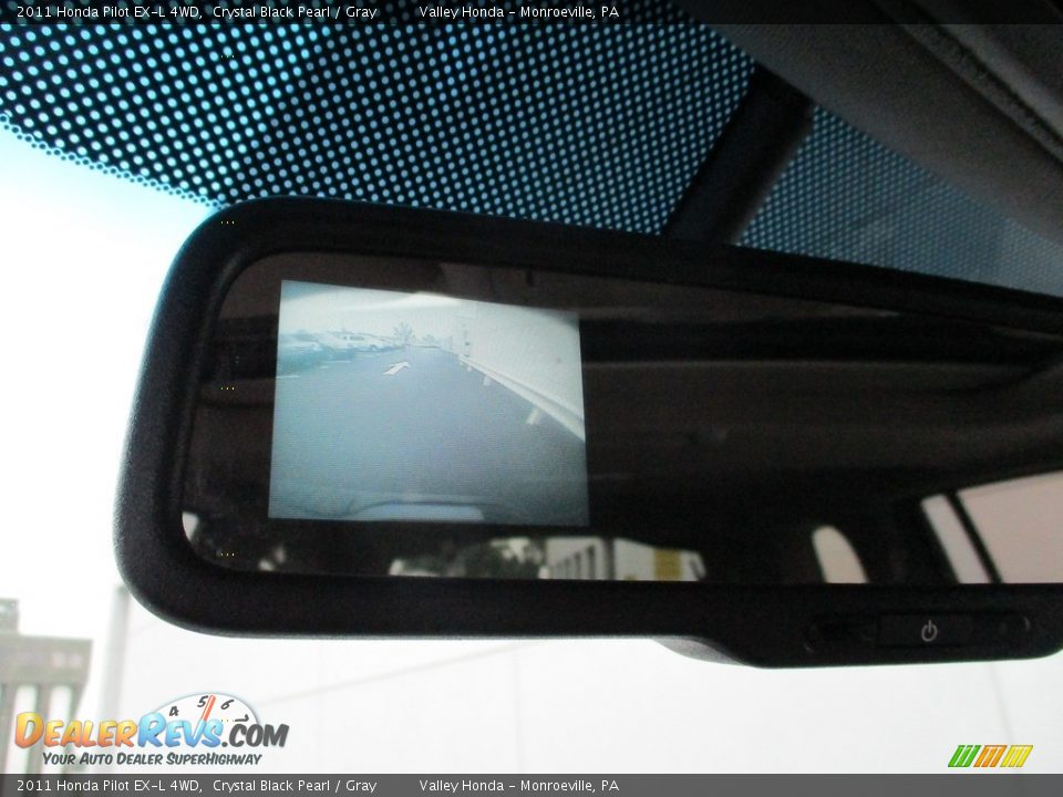2011 Honda Pilot EX-L 4WD Crystal Black Pearl / Gray Photo #17