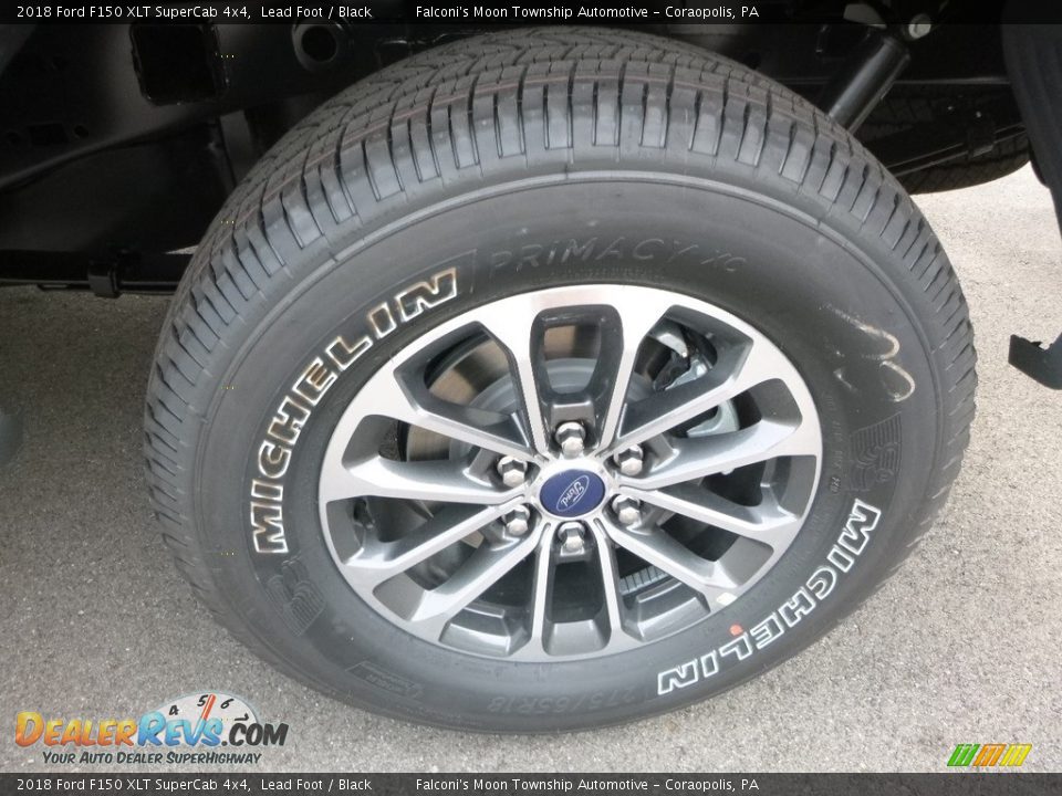 2018 Ford F150 XLT SuperCab 4x4 Lead Foot / Black Photo #7