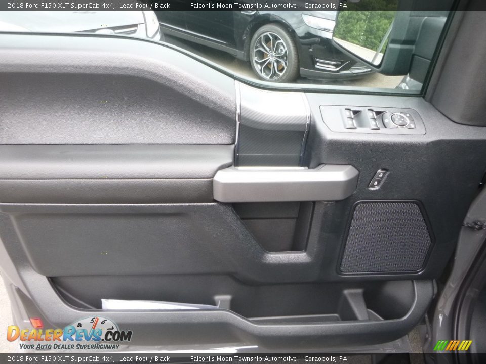 2018 Ford F150 XLT SuperCab 4x4 Lead Foot / Black Photo #12