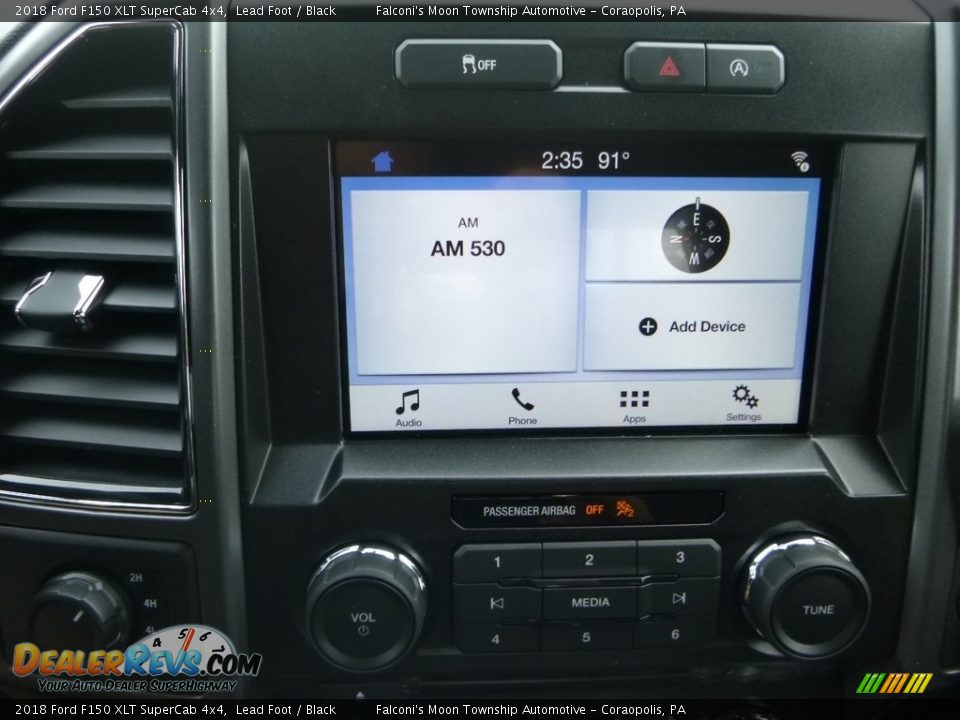 2018 Ford F150 XLT SuperCab 4x4 Lead Foot / Black Photo #13