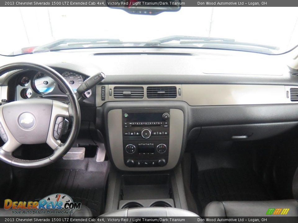 2013 Chevrolet Silverado 1500 LTZ Extended Cab 4x4 Victory Red / Light Titanium/Dark Titanium Photo #8