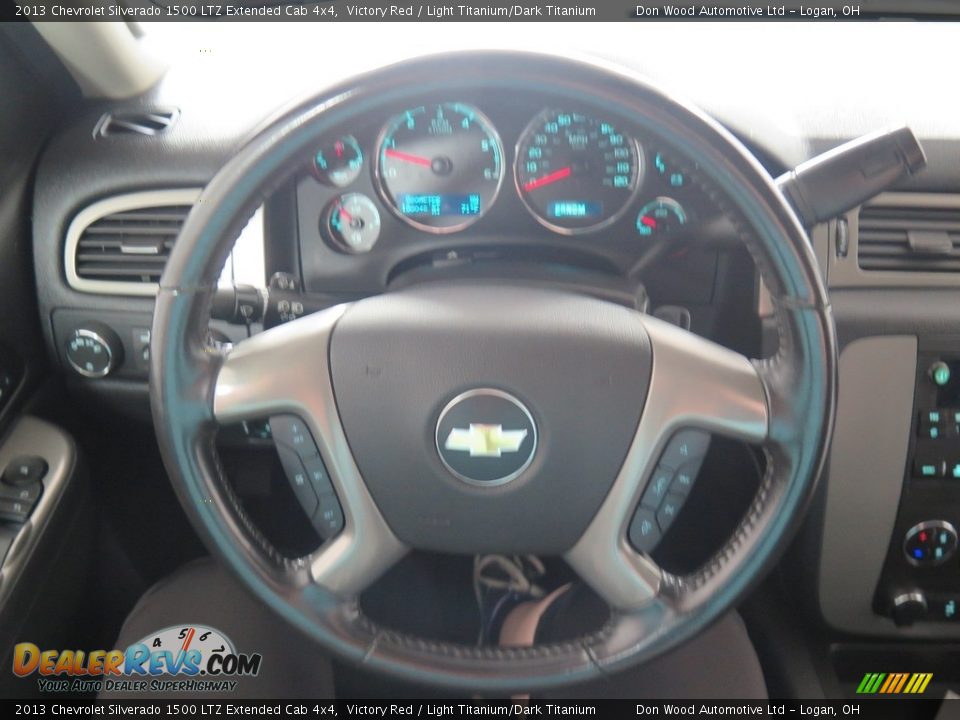 2013 Chevrolet Silverado 1500 LTZ Extended Cab 4x4 Victory Red / Light Titanium/Dark Titanium Photo #11