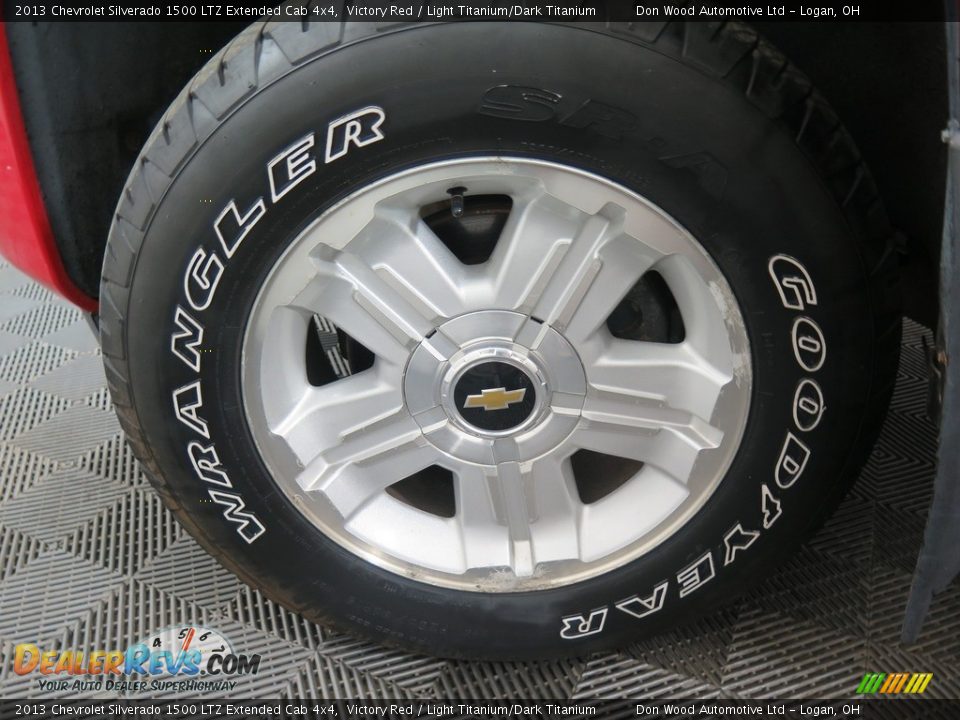 2013 Chevrolet Silverado 1500 LTZ Extended Cab 4x4 Victory Red / Light Titanium/Dark Titanium Photo #20
