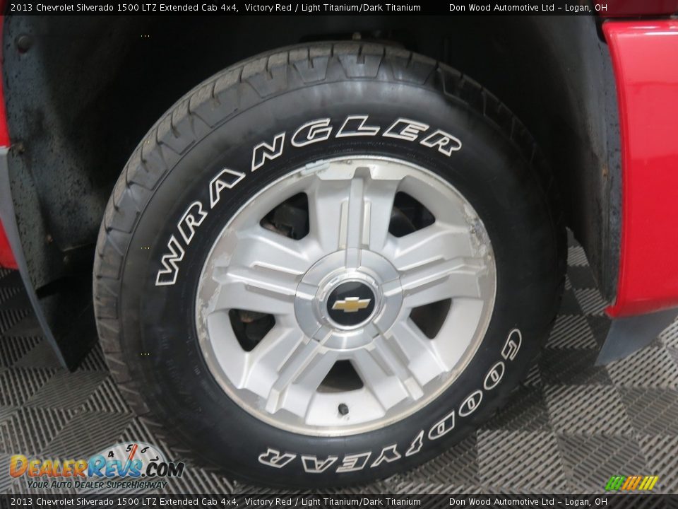 2013 Chevrolet Silverado 1500 LTZ Extended Cab 4x4 Victory Red / Light Titanium/Dark Titanium Photo #21