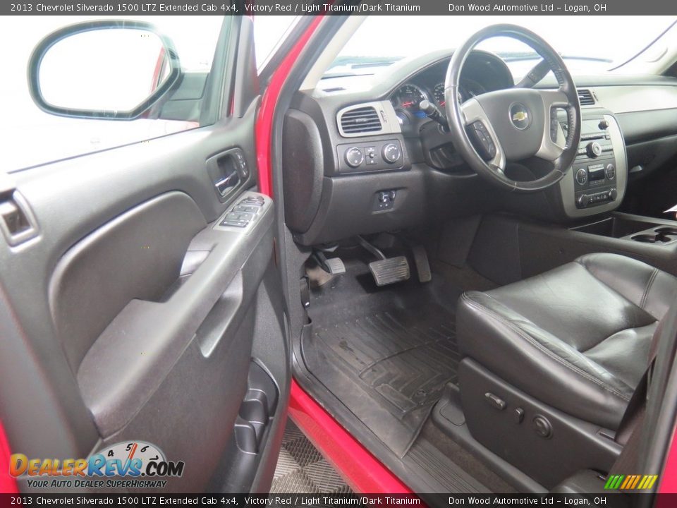 2013 Chevrolet Silverado 1500 LTZ Extended Cab 4x4 Victory Red / Light Titanium/Dark Titanium Photo #23
