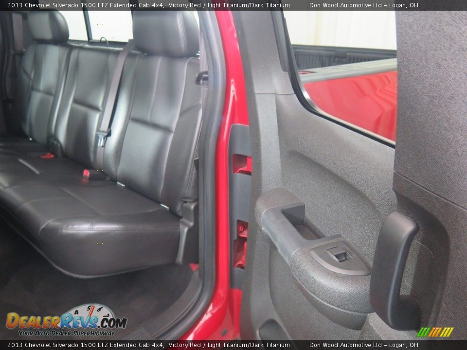2013 Chevrolet Silverado 1500 LTZ Extended Cab 4x4 Victory Red / Light Titanium/Dark Titanium Photo #24