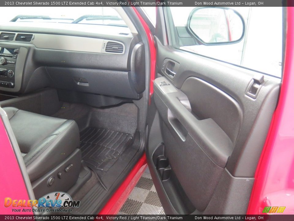 2013 Chevrolet Silverado 1500 LTZ Extended Cab 4x4 Victory Red / Light Titanium/Dark Titanium Photo #25