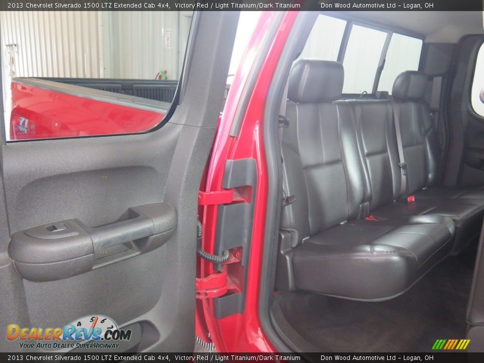 2013 Chevrolet Silverado 1500 LTZ Extended Cab 4x4 Victory Red / Light Titanium/Dark Titanium Photo #26