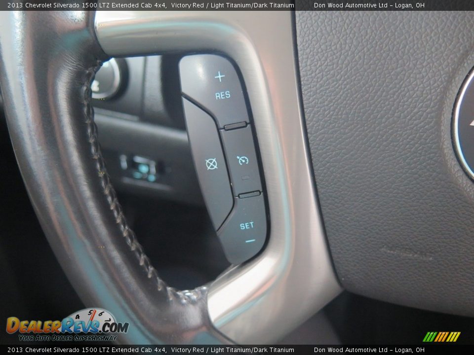 2013 Chevrolet Silverado 1500 LTZ Extended Cab 4x4 Victory Red / Light Titanium/Dark Titanium Photo #29