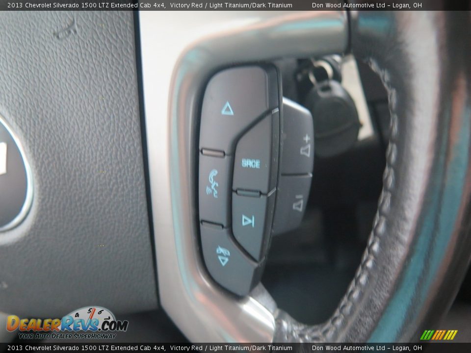 2013 Chevrolet Silverado 1500 LTZ Extended Cab 4x4 Victory Red / Light Titanium/Dark Titanium Photo #30
