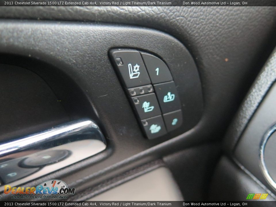 2013 Chevrolet Silverado 1500 LTZ Extended Cab 4x4 Victory Red / Light Titanium/Dark Titanium Photo #32