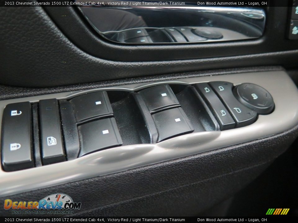 2013 Chevrolet Silverado 1500 LTZ Extended Cab 4x4 Victory Red / Light Titanium/Dark Titanium Photo #34