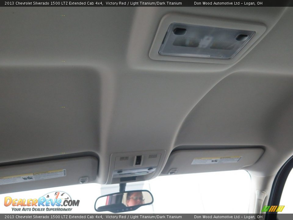 2013 Chevrolet Silverado 1500 LTZ Extended Cab 4x4 Victory Red / Light Titanium/Dark Titanium Photo #35