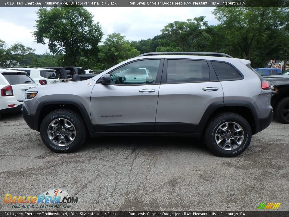 Billet Silver Metallic 2019 Jeep Cherokee Trailhawk 4x4 Photo #2