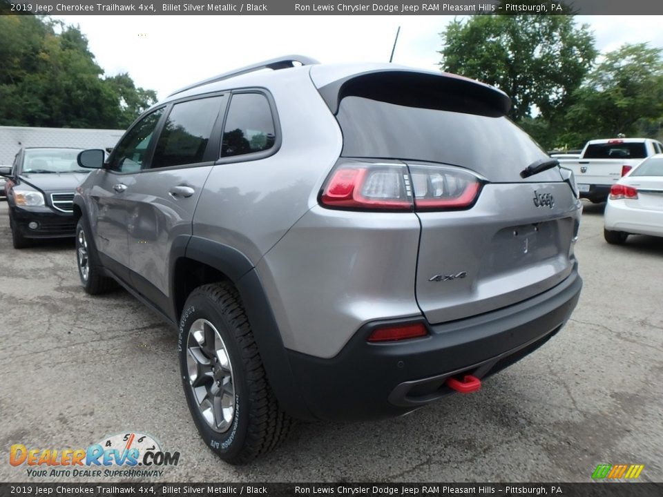 2019 Jeep Cherokee Trailhawk 4x4 Billet Silver Metallic / Black Photo #3