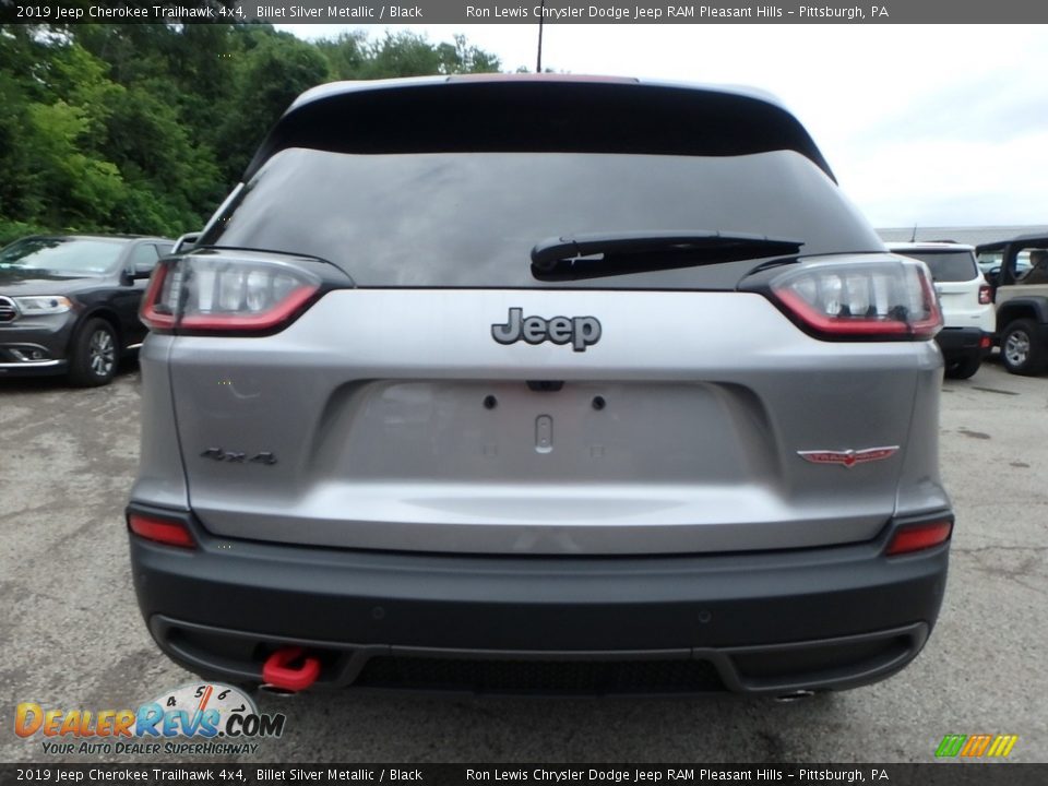 2019 Jeep Cherokee Trailhawk 4x4 Billet Silver Metallic / Black Photo #4