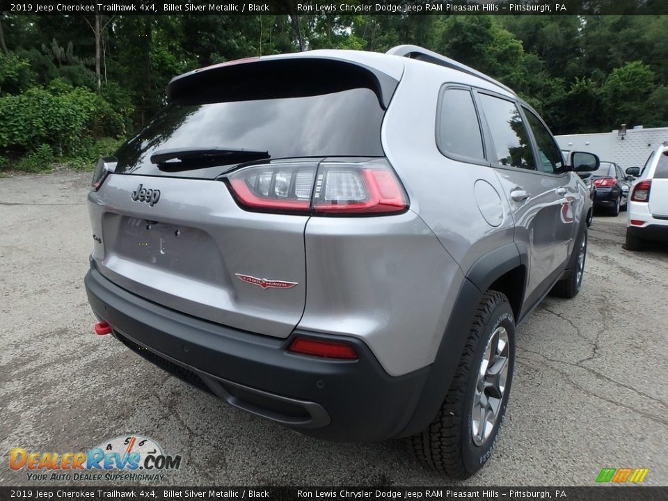 2019 Jeep Cherokee Trailhawk 4x4 Billet Silver Metallic / Black Photo #5