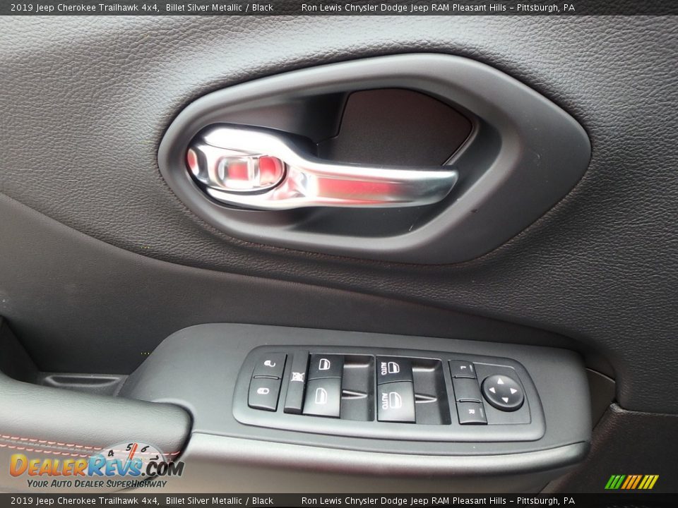 2019 Jeep Cherokee Trailhawk 4x4 Billet Silver Metallic / Black Photo #13
