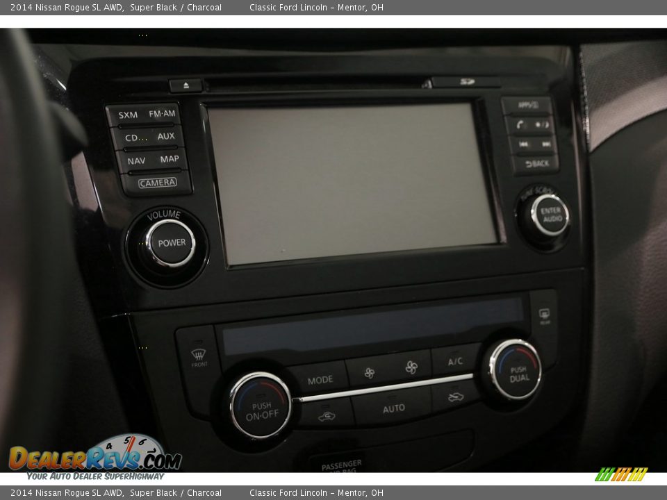 2014 Nissan Rogue SL AWD Super Black / Charcoal Photo #13