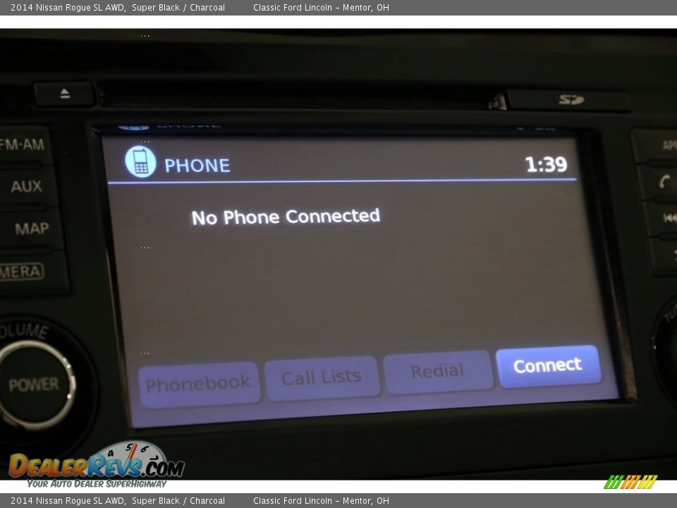 2014 Nissan Rogue SL AWD Super Black / Charcoal Photo #19