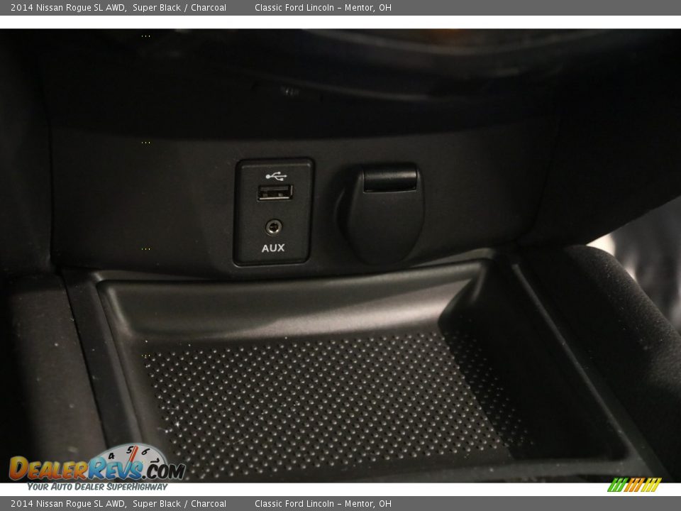 2014 Nissan Rogue SL AWD Super Black / Charcoal Photo #23