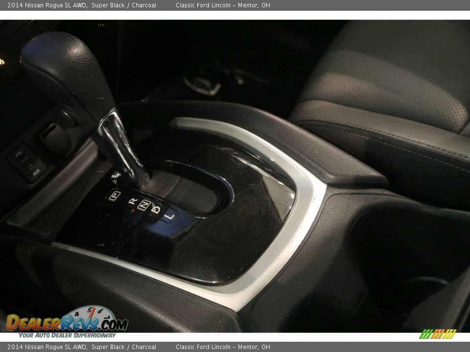 2014 Nissan Rogue SL AWD Super Black / Charcoal Photo #24