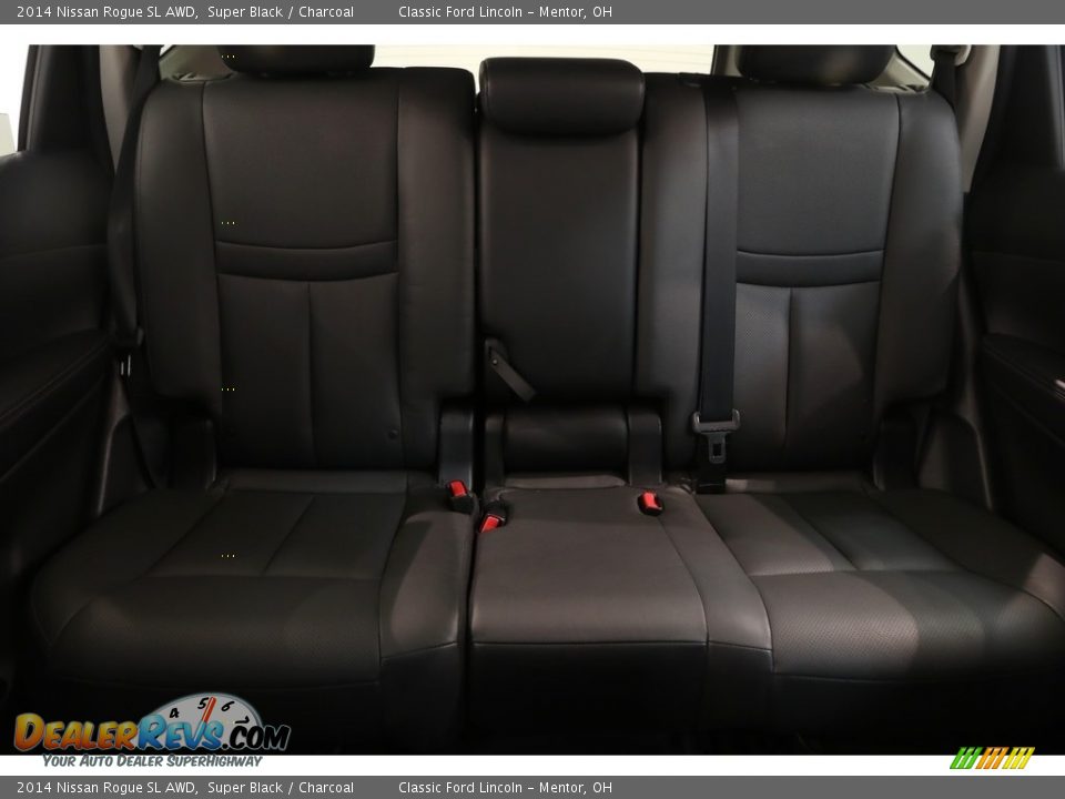 2014 Nissan Rogue SL AWD Super Black / Charcoal Photo #30