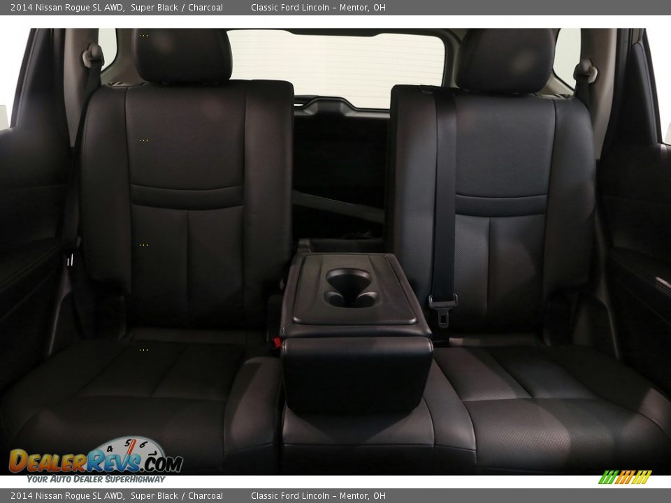 2014 Nissan Rogue SL AWD Super Black / Charcoal Photo #31