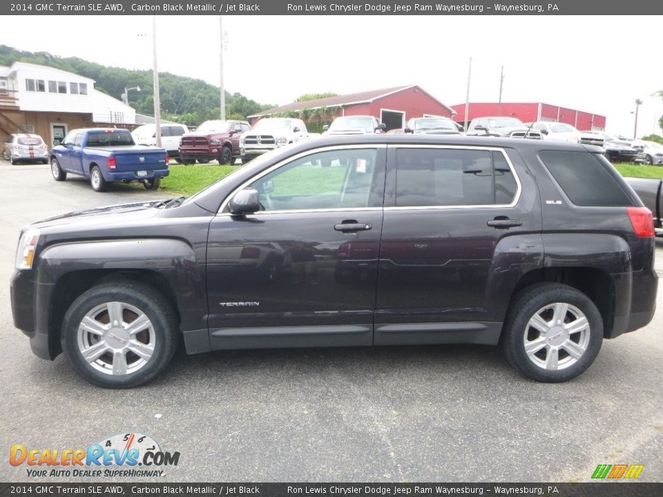 2014 GMC Terrain SLE AWD Carbon Black Metallic / Jet Black Photo #2
