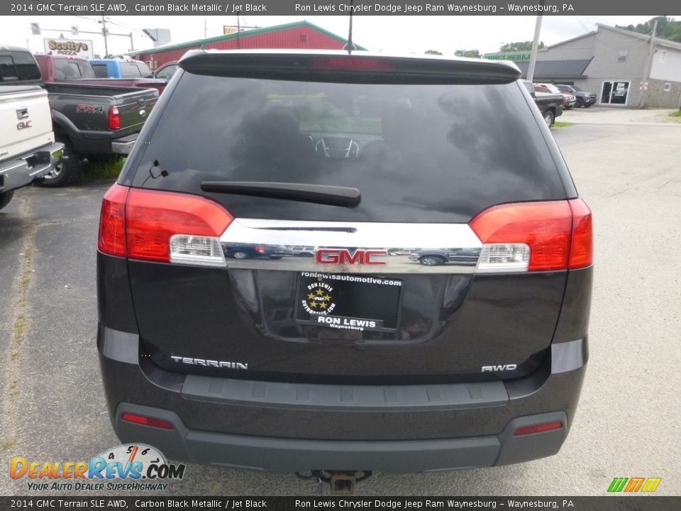 2014 GMC Terrain SLE AWD Carbon Black Metallic / Jet Black Photo #4