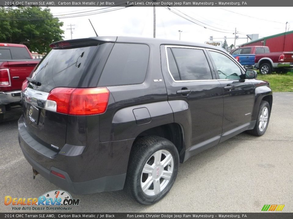 2014 GMC Terrain SLE AWD Carbon Black Metallic / Jet Black Photo #5
