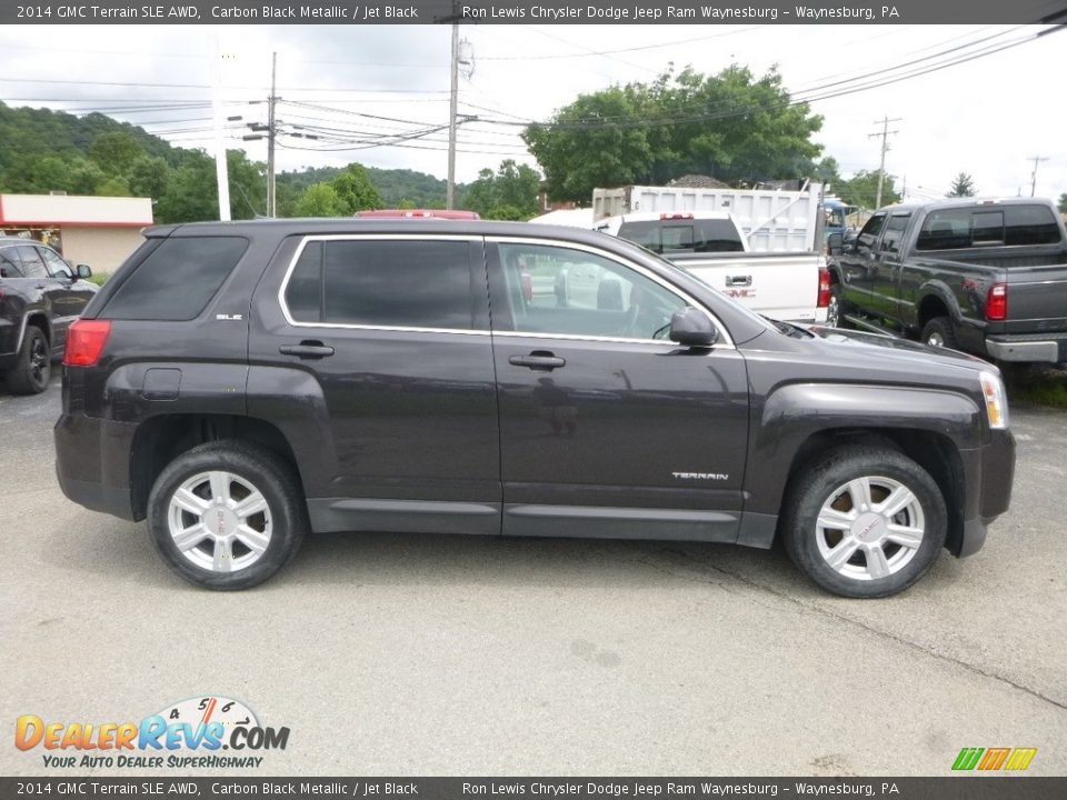 2014 GMC Terrain SLE AWD Carbon Black Metallic / Jet Black Photo #6