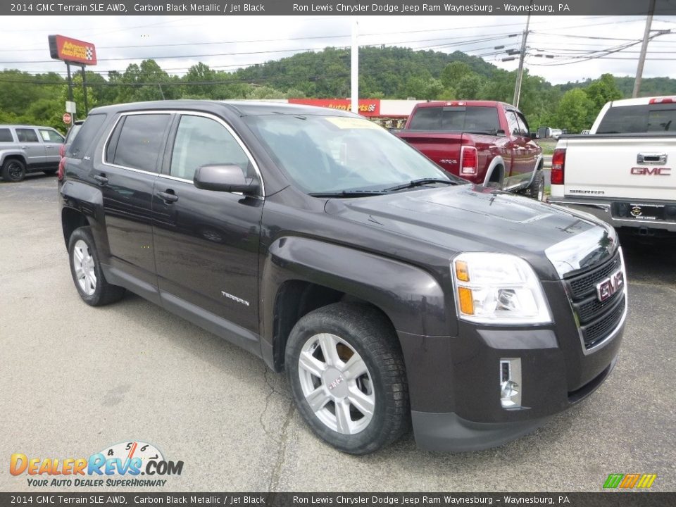 2014 GMC Terrain SLE AWD Carbon Black Metallic / Jet Black Photo #7