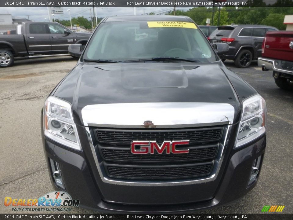 2014 GMC Terrain SLE AWD Carbon Black Metallic / Jet Black Photo #8