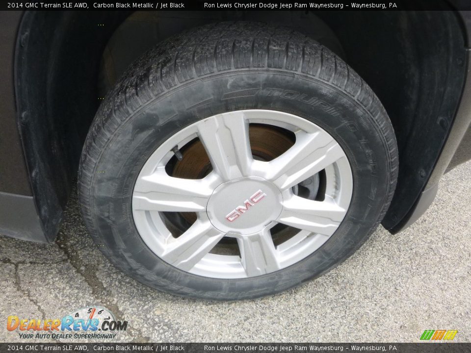 2014 GMC Terrain SLE AWD Carbon Black Metallic / Jet Black Photo #9