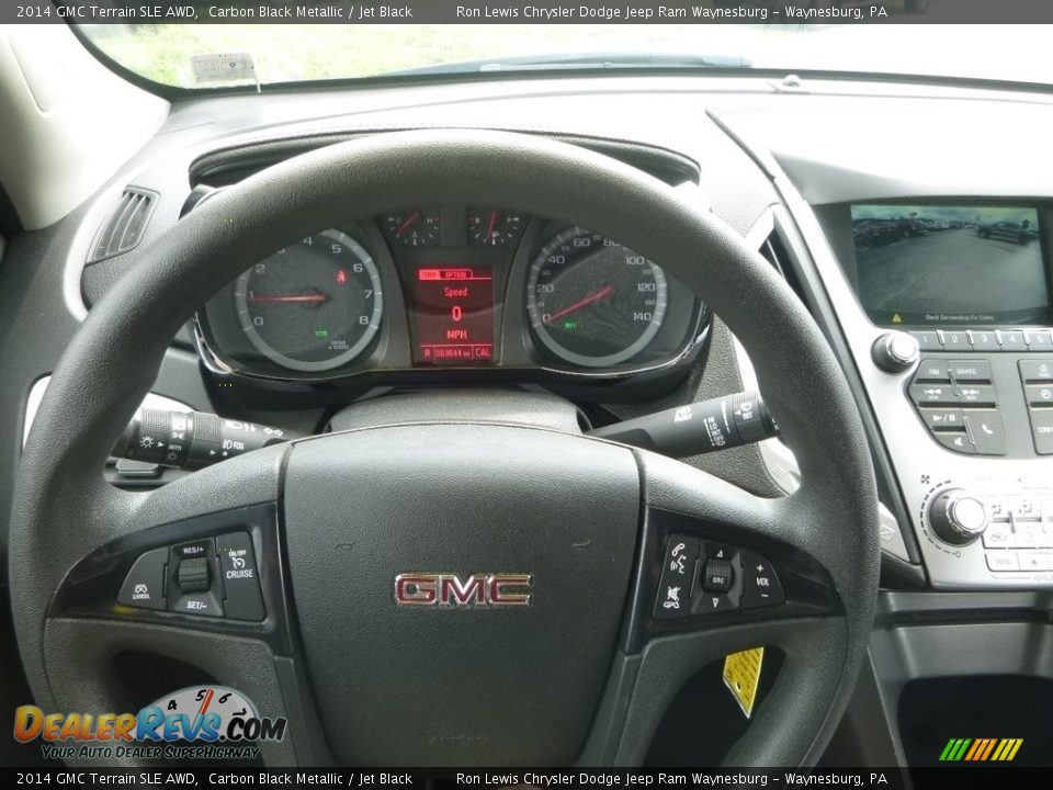 2014 GMC Terrain SLE AWD Carbon Black Metallic / Jet Black Photo #20