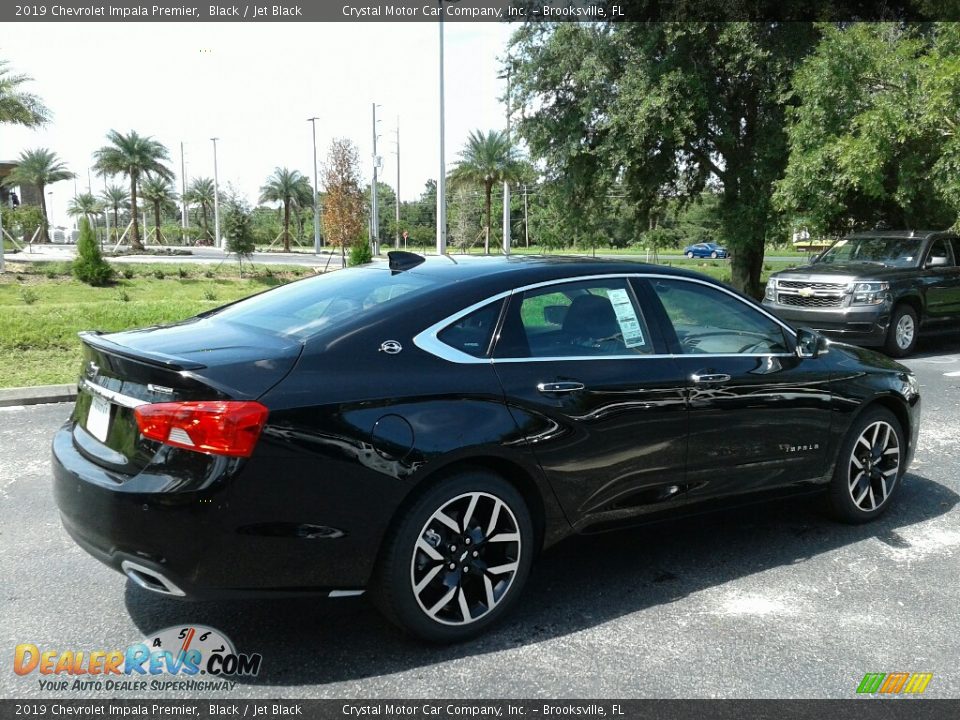 2019 Chevrolet Impala Premier Black / Jet Black Photo #5