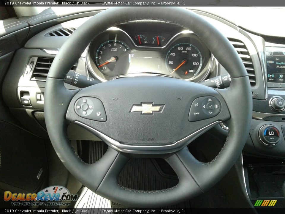 2019 Chevrolet Impala Premier Black / Jet Black Photo #14