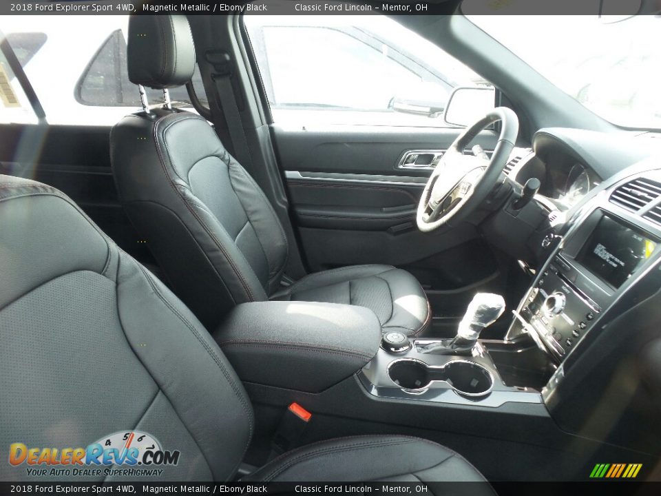 2018 Ford Explorer Sport 4WD Magnetic Metallic / Ebony Black Photo #5