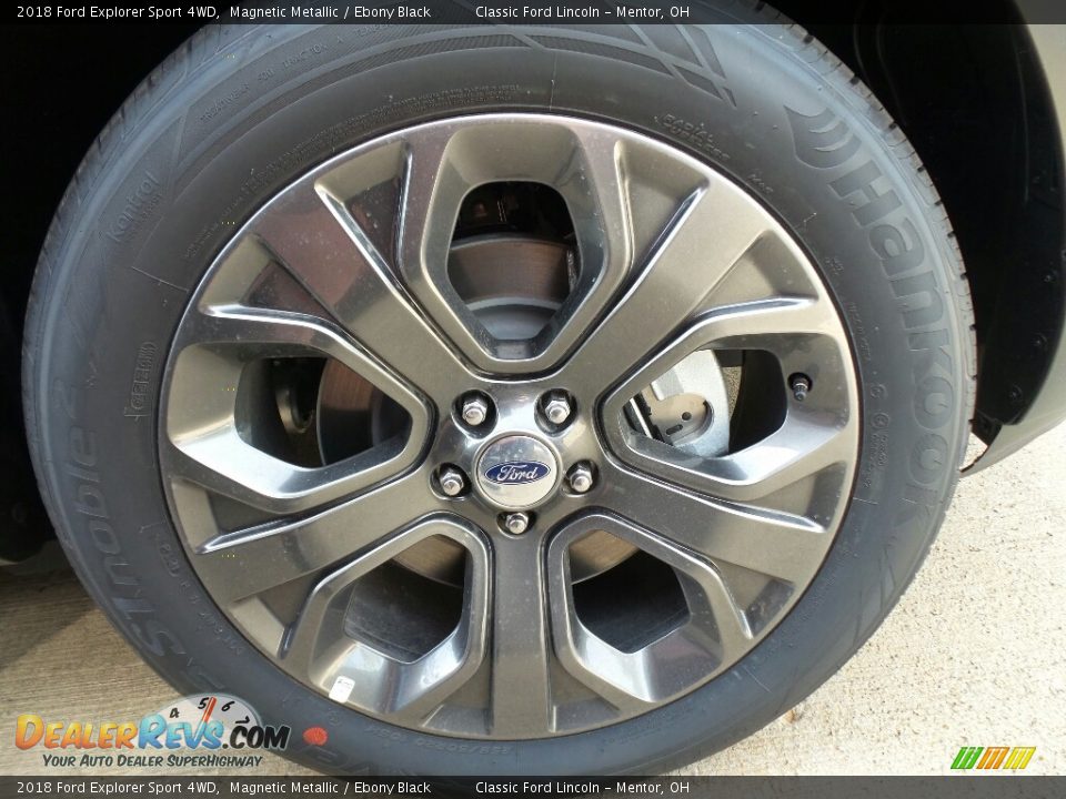 2018 Ford Explorer Sport 4WD Magnetic Metallic / Ebony Black Photo #6