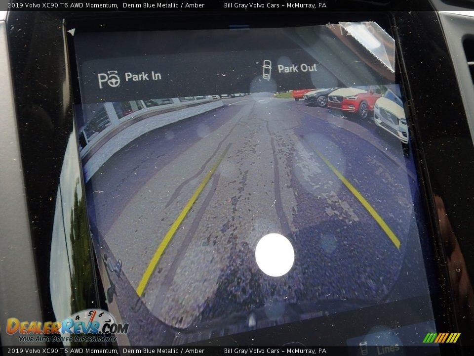 2019 Volvo XC90 T6 AWD Momentum Denim Blue Metallic / Amber Photo #15