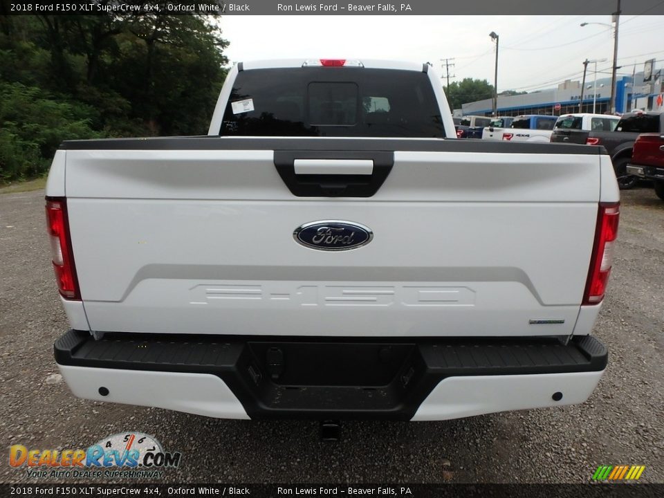2018 Ford F150 XLT SuperCrew 4x4 Oxford White / Black Photo #3