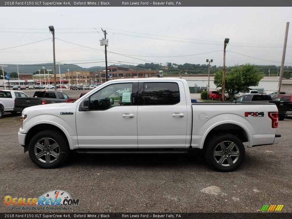 2018 Ford F150 XLT SuperCrew 4x4 Oxford White / Black Photo #5