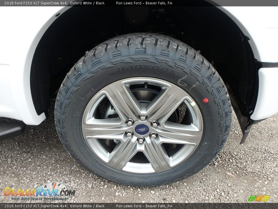 2018 Ford F150 XLT SuperCrew 4x4 Oxford White / Black Photo #9