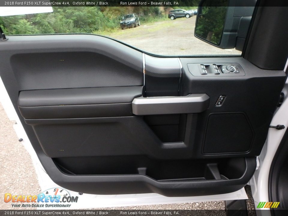 2018 Ford F150 XLT SuperCrew 4x4 Oxford White / Black Photo #13