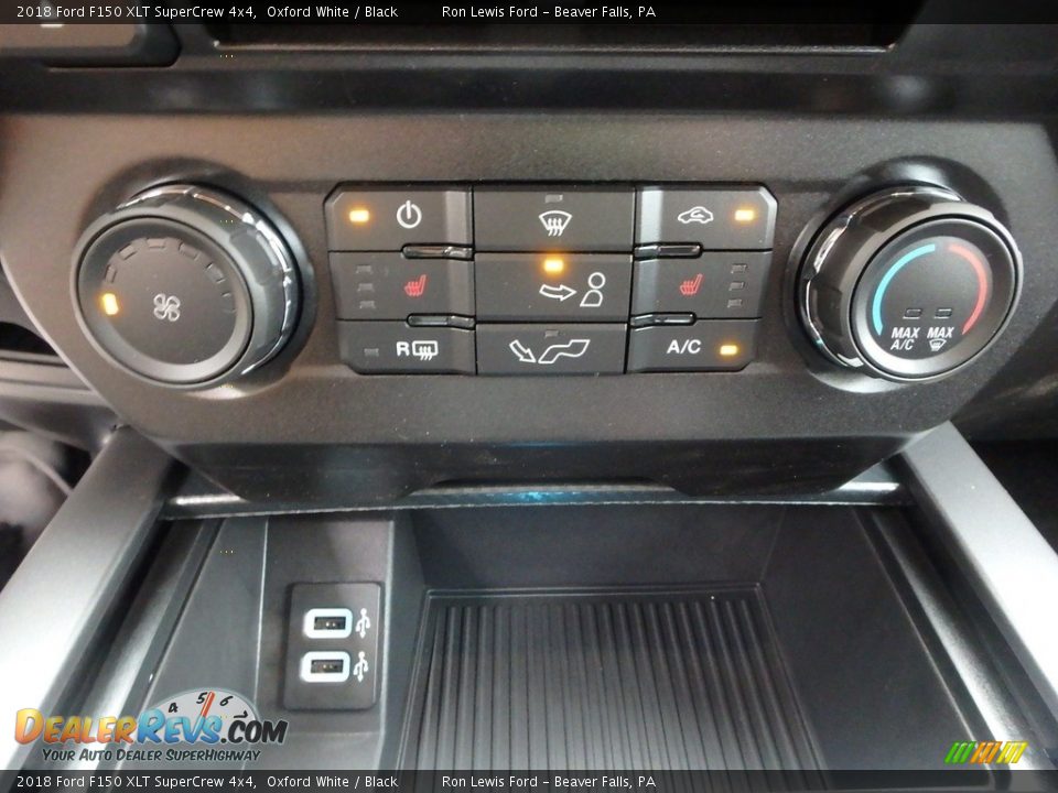 2018 Ford F150 XLT SuperCrew 4x4 Oxford White / Black Photo #19