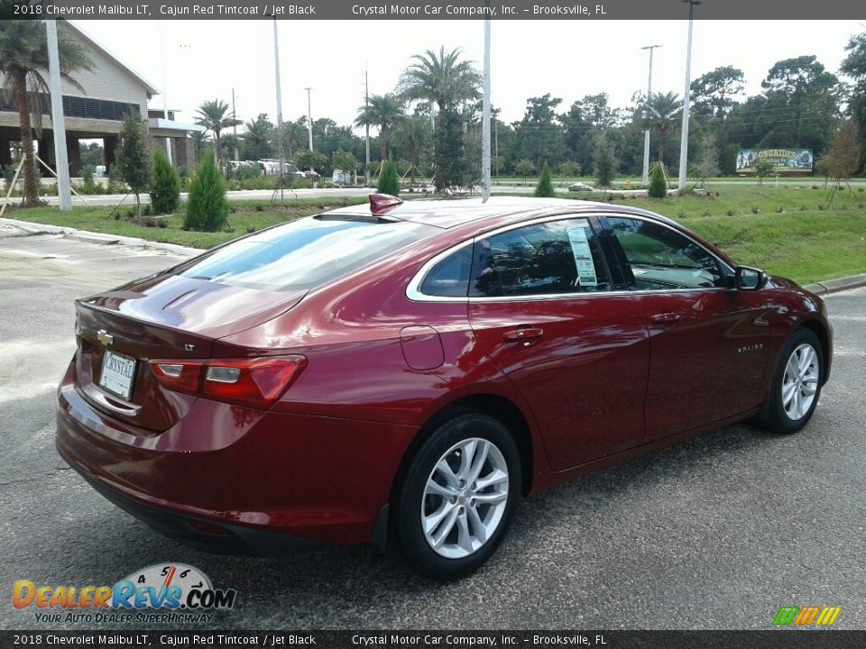 2018 Chevrolet Malibu LT Cajun Red Tintcoat / Jet Black Photo #5