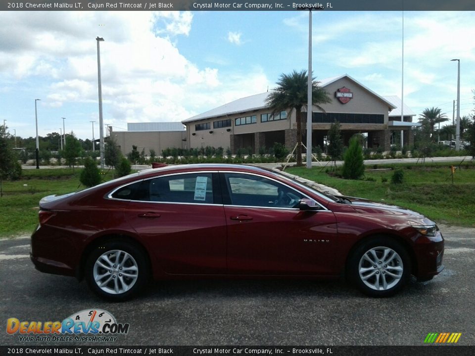 2018 Chevrolet Malibu LT Cajun Red Tintcoat / Jet Black Photo #6