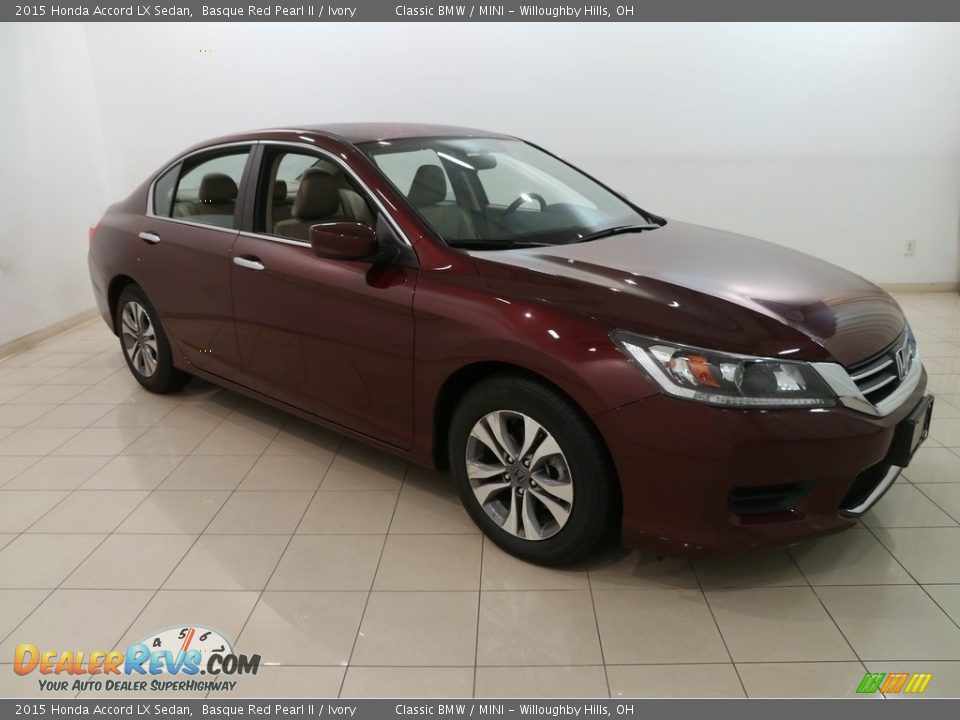 2015 Honda Accord LX Sedan Basque Red Pearl II / Ivory Photo #1