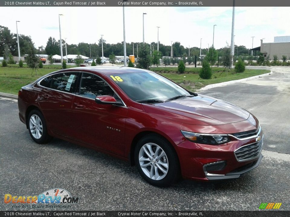 2018 Chevrolet Malibu LT Cajun Red Tintcoat / Jet Black Photo #7